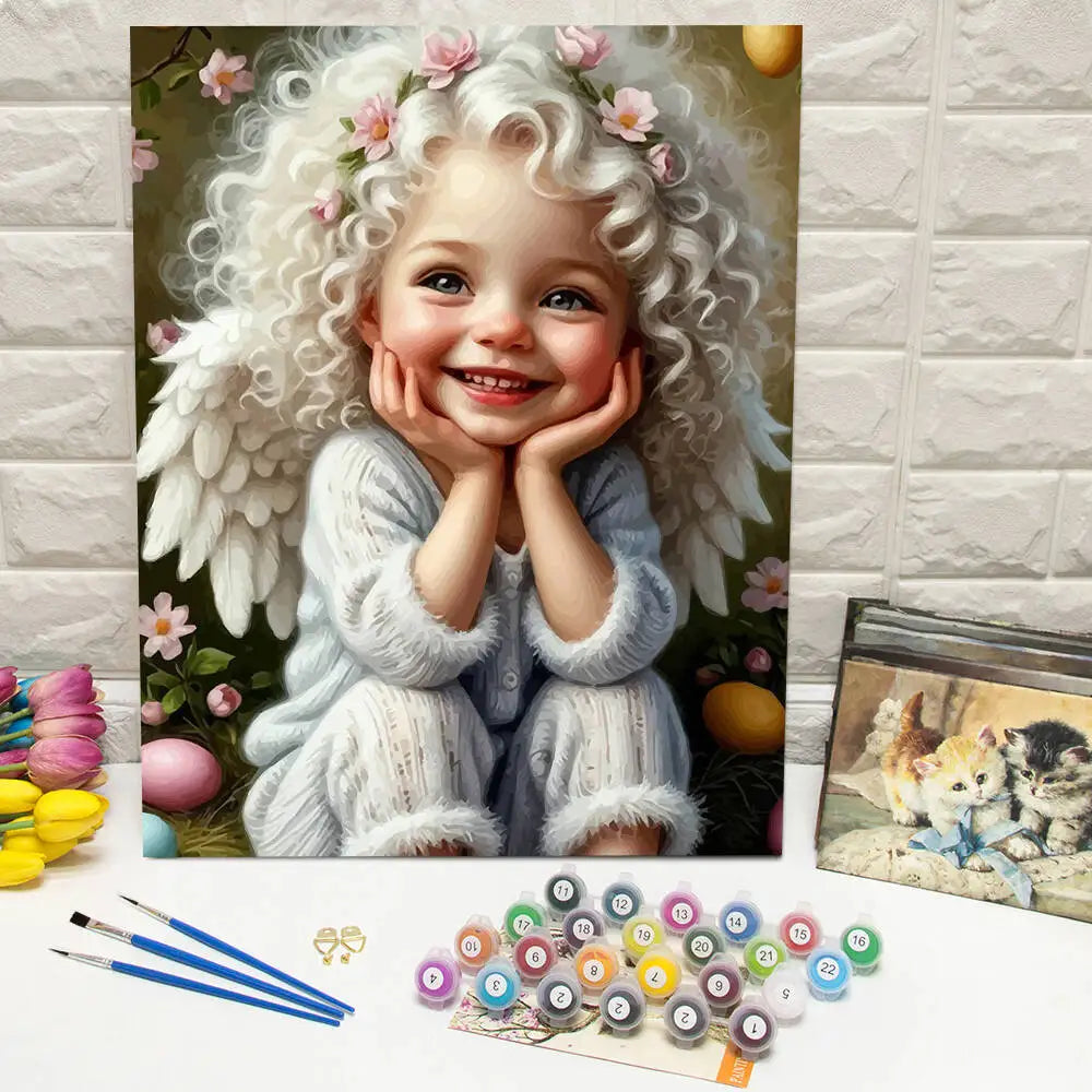 Little Angel Paint by Numbers Kit