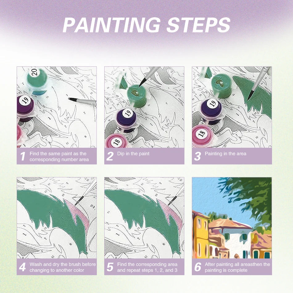 Wonderland Tea Party Paint by Numbers Kit