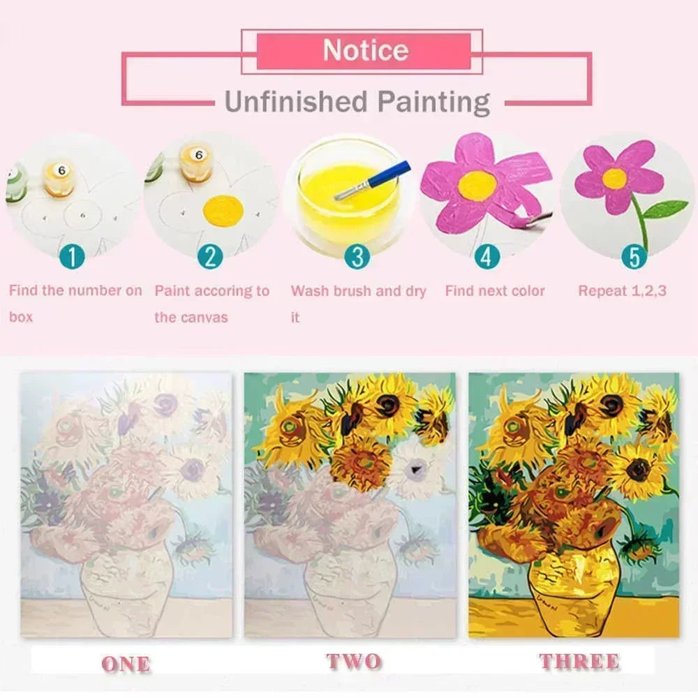 Pop Art Heroine Paint by Numbers Kit