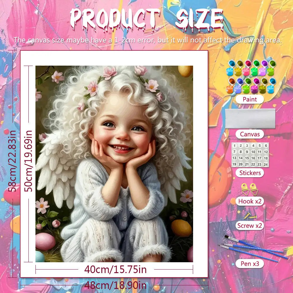 Little Angel Paint by Numbers Kit