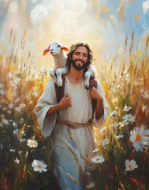 Jesus with Children Paint by Numbers Kit
