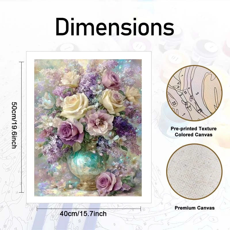 Blossom and Gifts Paint by Numbers Kit