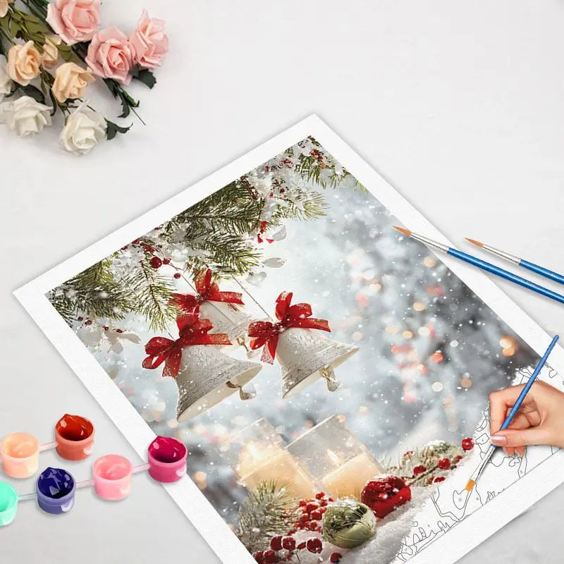 Golden Candlelight Paint by Numbers Kit