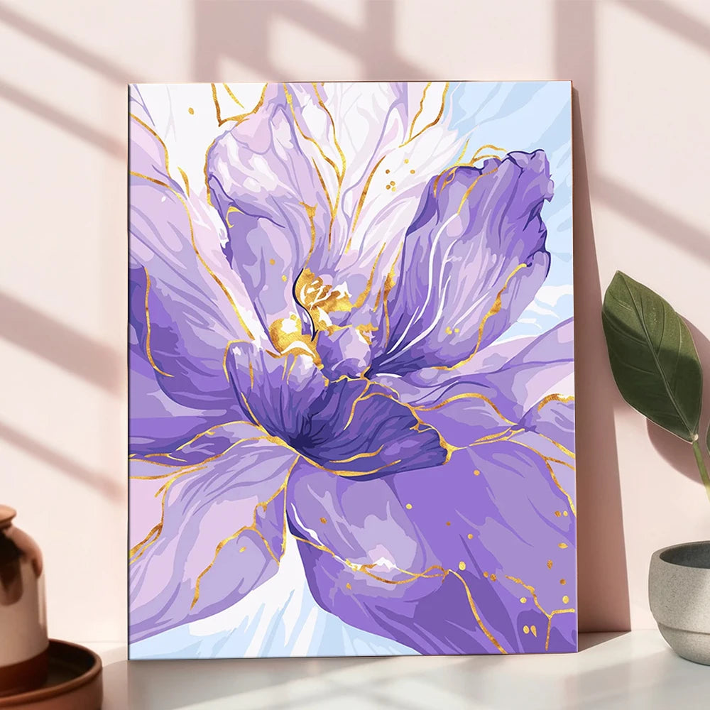 Amethyst Bloom Paint by Numbers Kit