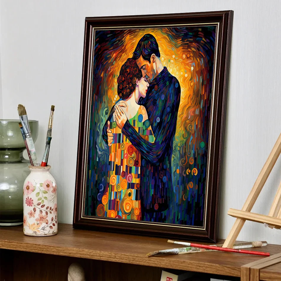Autumn Rain Walk Paint by Numbers Kit