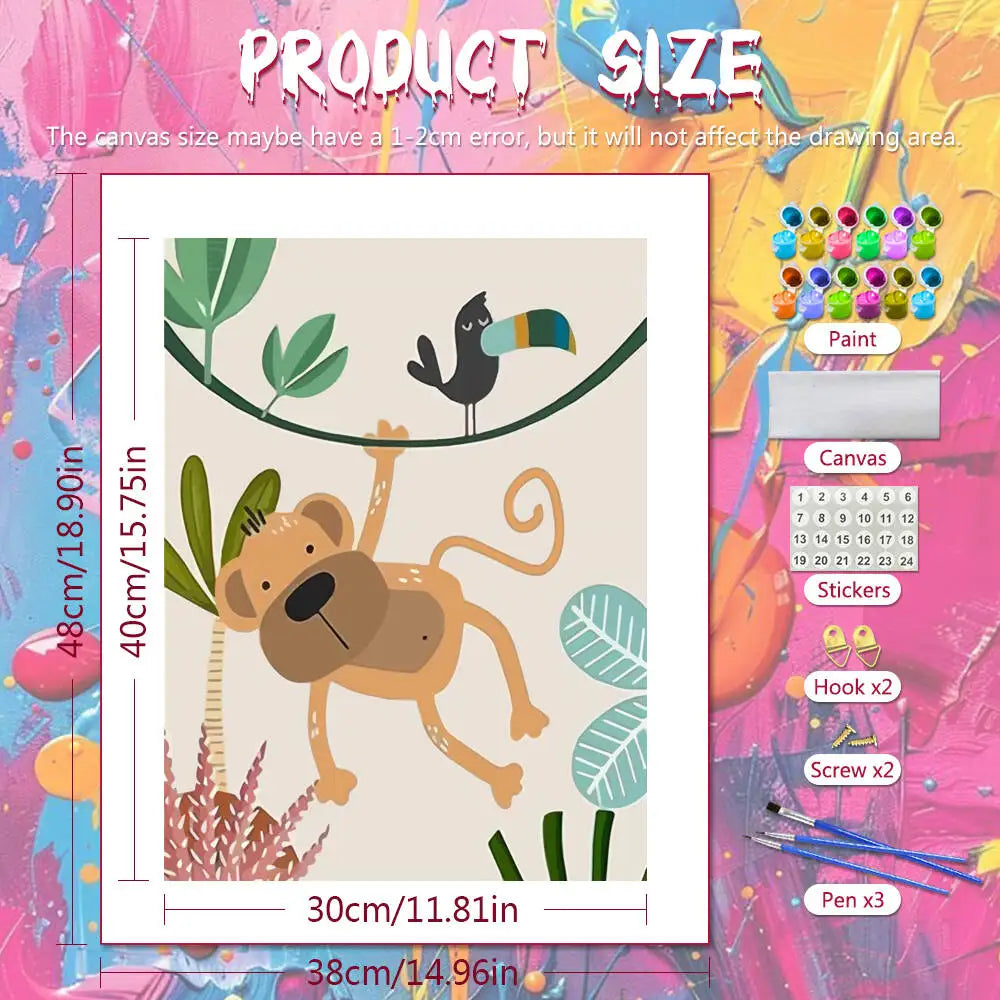 Little Lion Paint by Numbers Kit