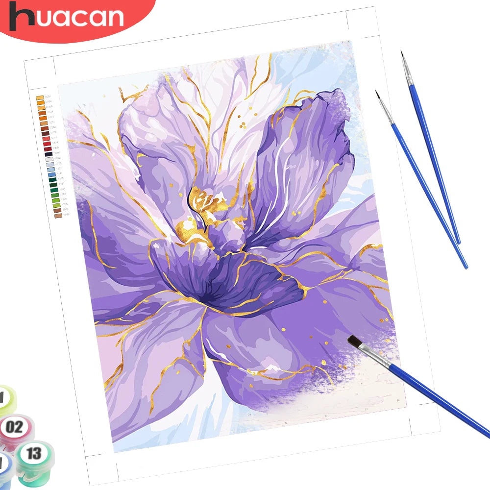 Amethyst Bloom Paint by Numbers Kit