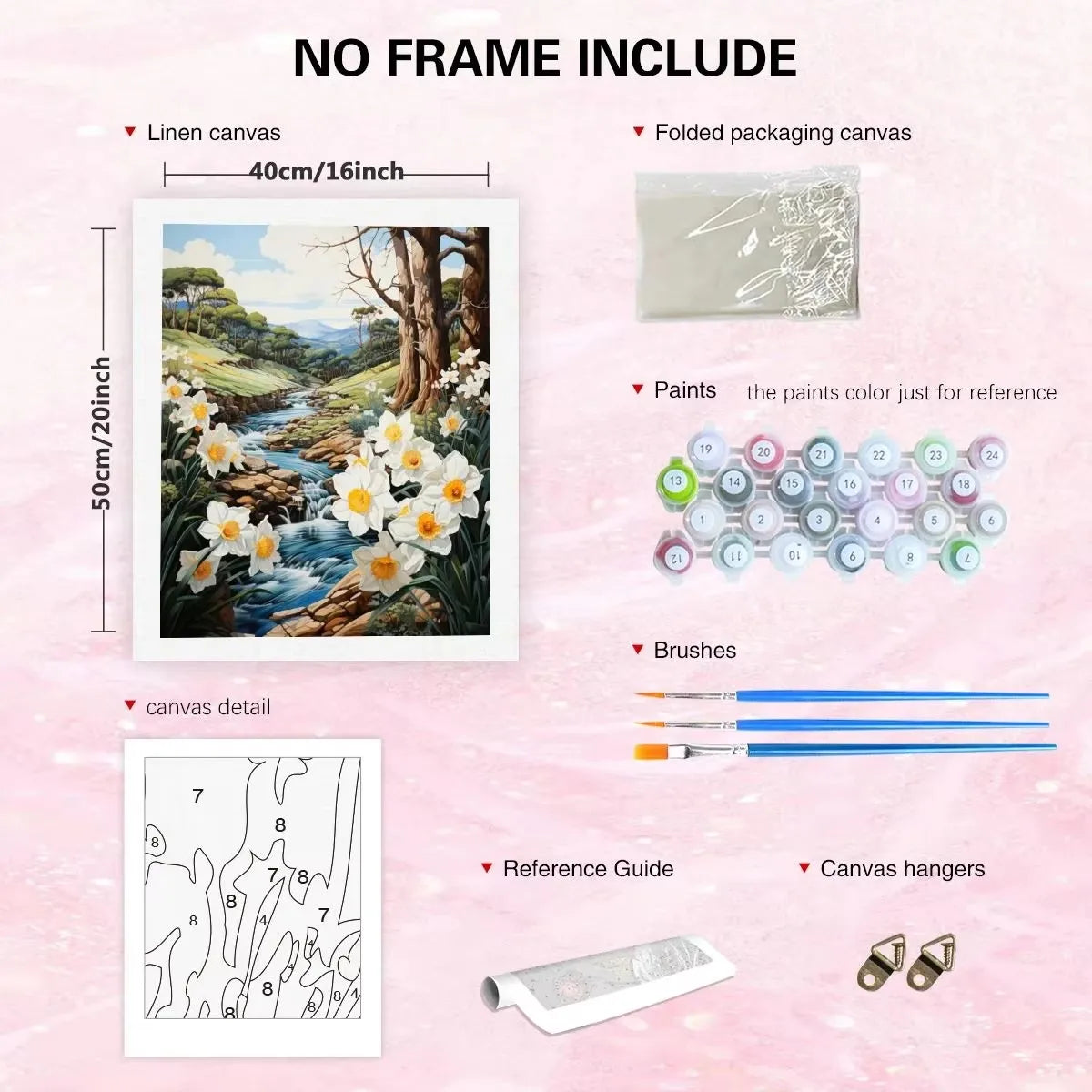 The Golden Kiss Paint by Numbers Kit