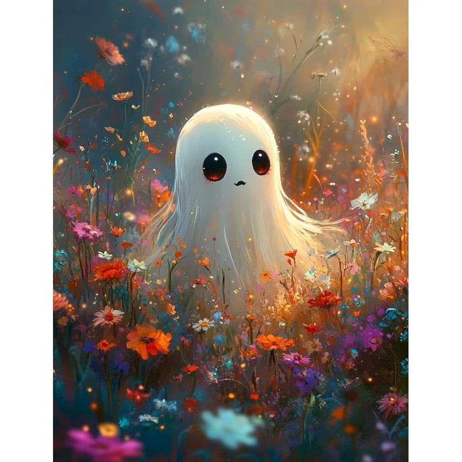 Autumn Ghost Paint by Numbers Kit