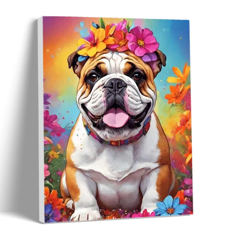 Best Friends Blooms Paint by Numbers Kit
