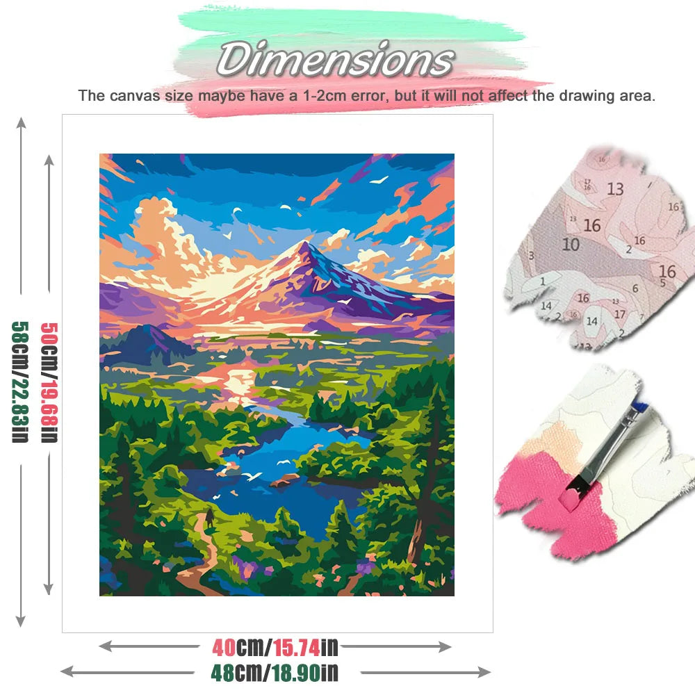 Fuji Valley Paint by Numbers Kit