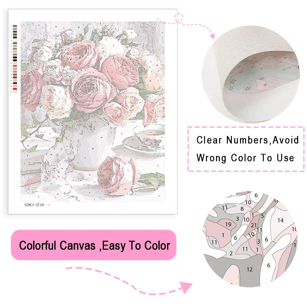 Lantern Night Lovers Paint by Numbers Kit