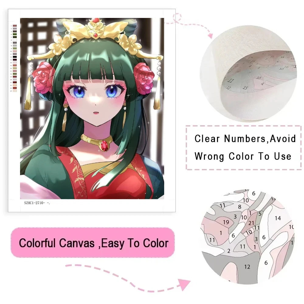 Palace Maiden Paint by Numbers Kit