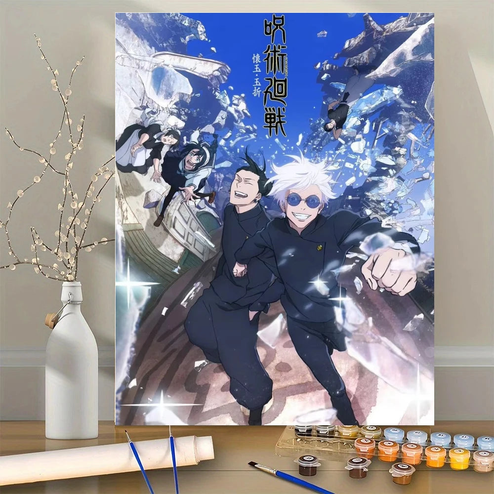 Anime Friends Paint by Numbers Kit