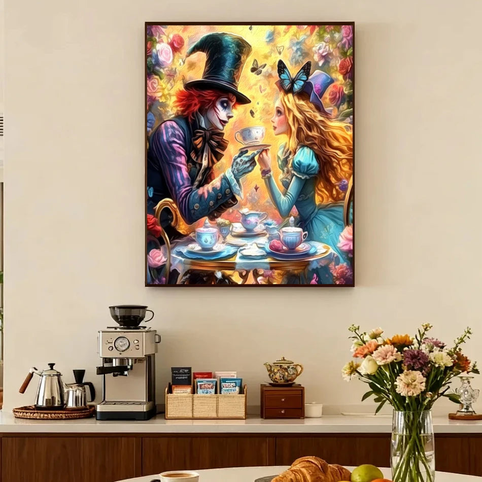 Wonderland Tea Party Paint by Numbers Kit