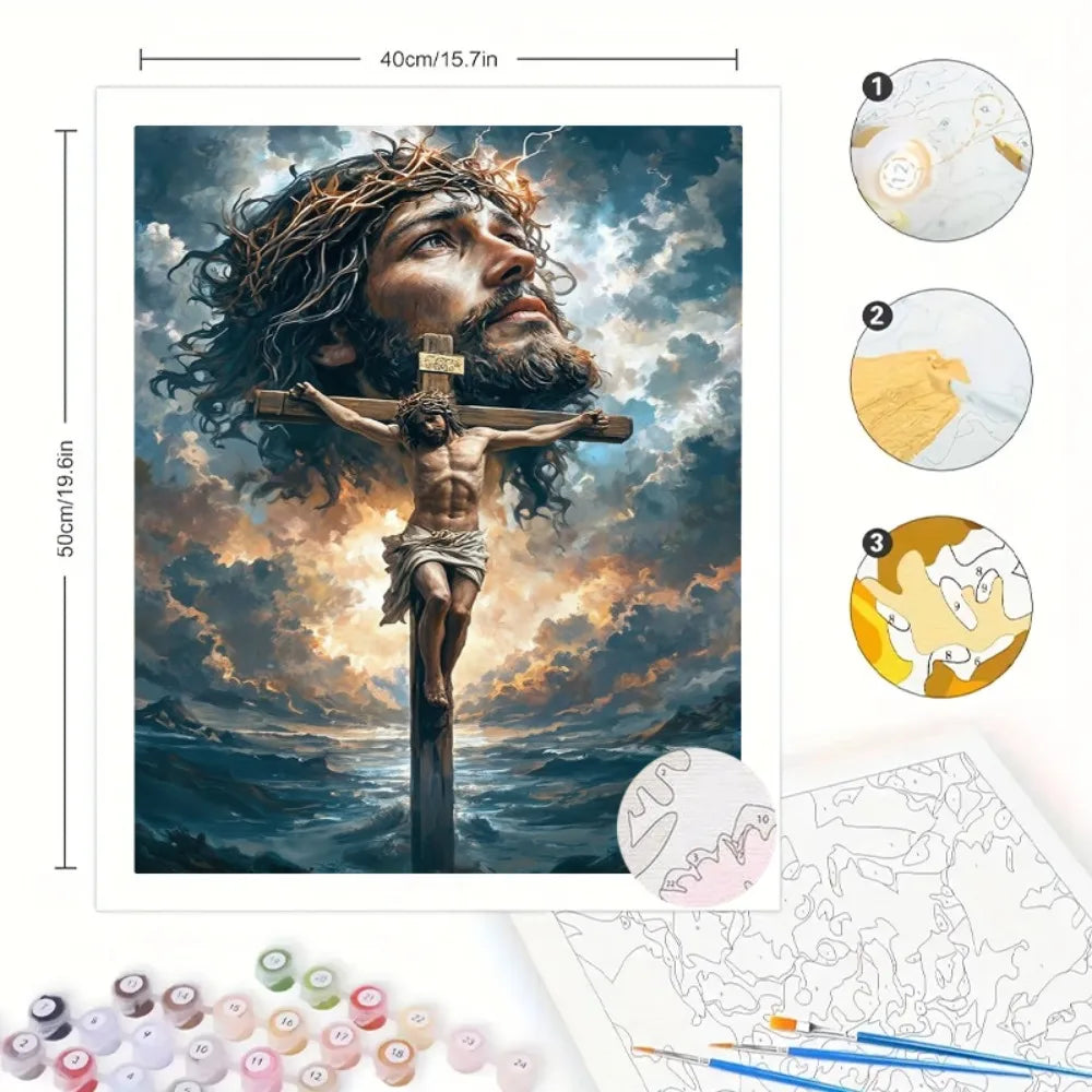 The Cross Paint by Numbers Kit