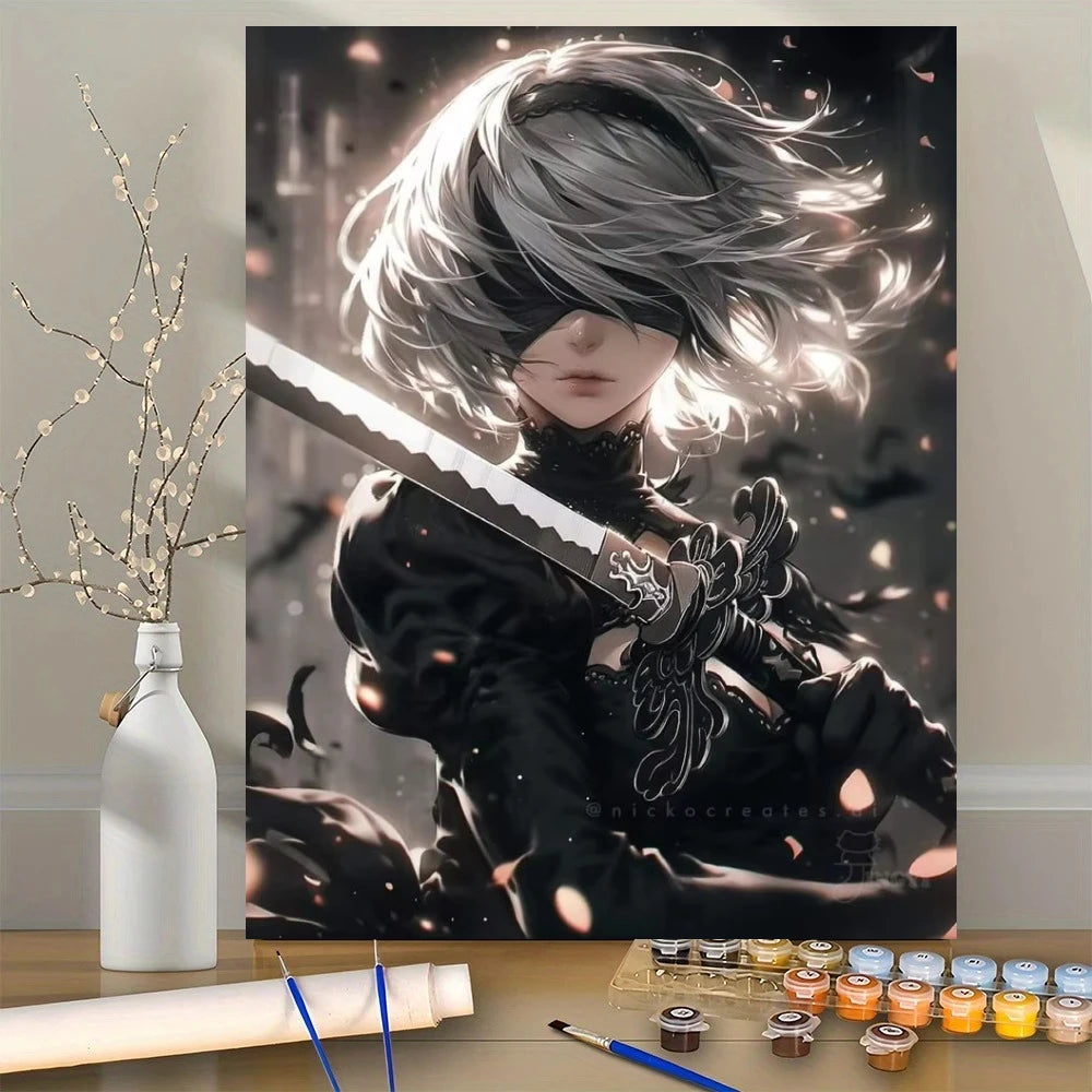 Android Portrait Paint by Numbers Kit