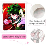 Hero Neon Paint by Numbers Kit