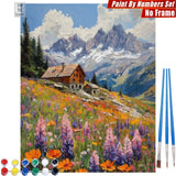 Lakeside Cottage Paint by Numbers Kit