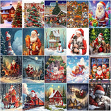 Christmas Village Fair Paint by Numbers Kit