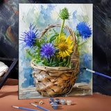 Thistle Basket Paint by Numbers Kit