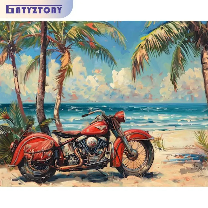Beach Rider Paint by Numbers Kit