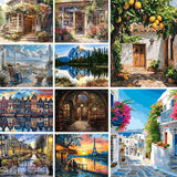 Paris in Red Paint by Numbers Kit