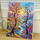 Rainbow Tree of Life Paint by Numbers Kit