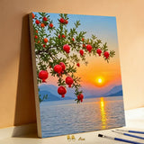 Pomegranate Sunset Paint by Numbers Kit