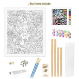 Snowmans Evening Paint by Numbers Kit
