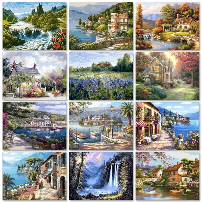 Highland Falls Paint by Numbers Kit