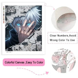 Manga Sorcerer Paint by Numbers Kit