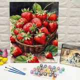 Strawberry Basket Paint by Numbers Kit