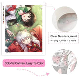 Anime Movie Poster Paint by Numbers Kit