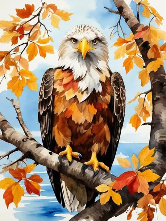 Autumn Owl Paint by Numbers Kit