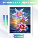 Lilies by the Falls Paint by Numbers Kit