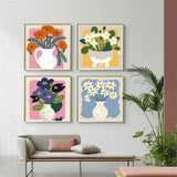 Flower Market Quartet Paint by Numbers Kit
