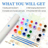Tulip Fields Windmill Paint by Numbers Kit