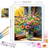 Morning Bouquet Paint by Numbers Kit