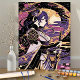 Shogun Purple Gold Paint by Numbers Kit