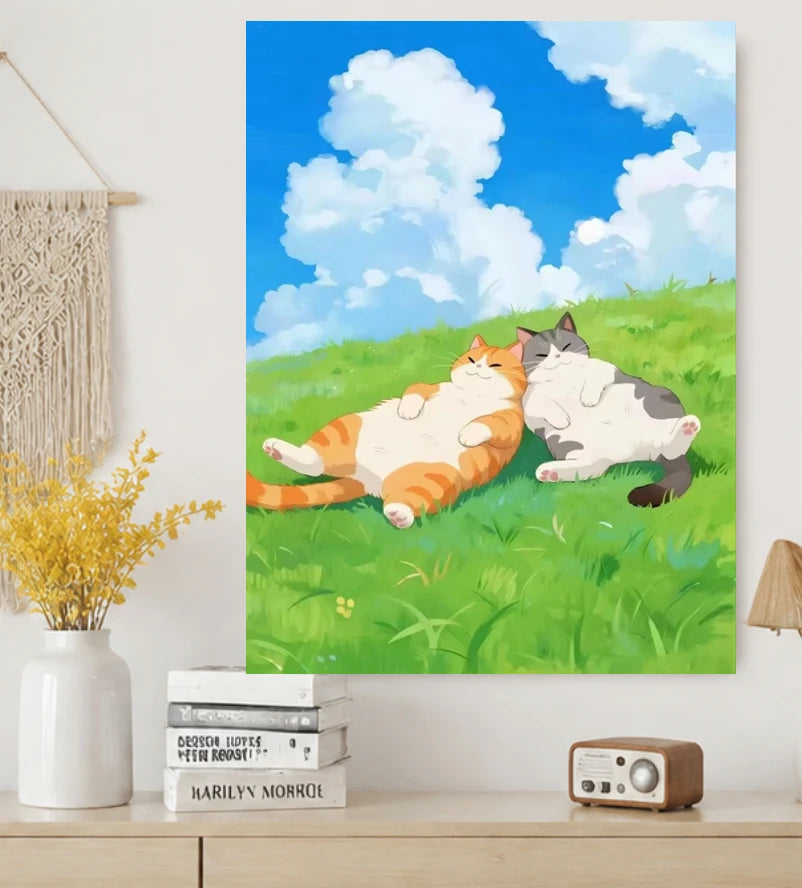 Peekaboo Kittens Paint by Numbers Kit