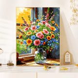Morning Bouquet Paint by Numbers Kit