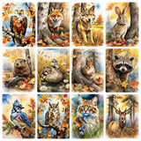 Autumn Owl Paint by Numbers Kit