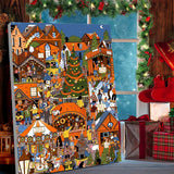 Christmas Village Fair Paint by Numbers Kit