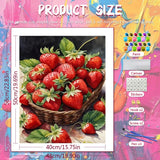 Strawberry Basket Paint by Numbers Kit