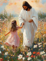 Jesus with Children Paint by Numbers Kit
