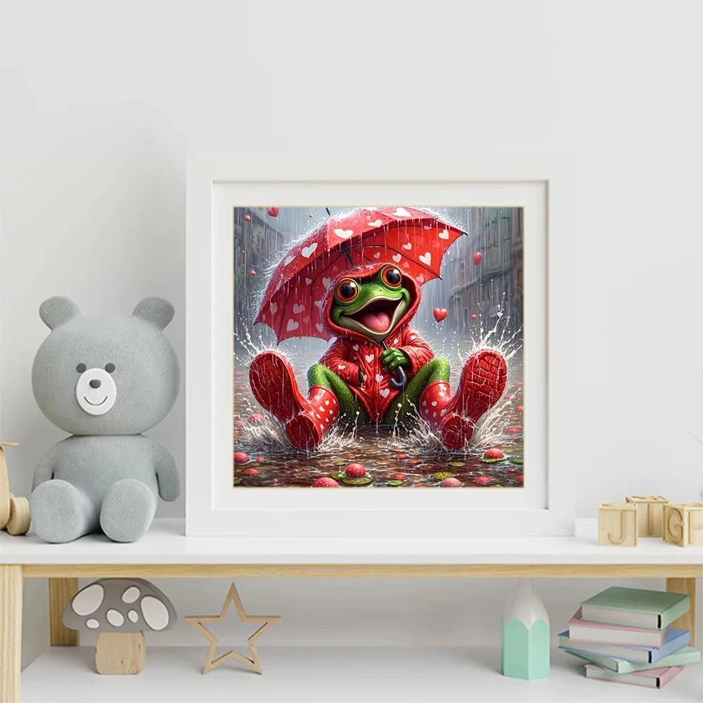 Rainy Day Frog Paint by Numbers Kit