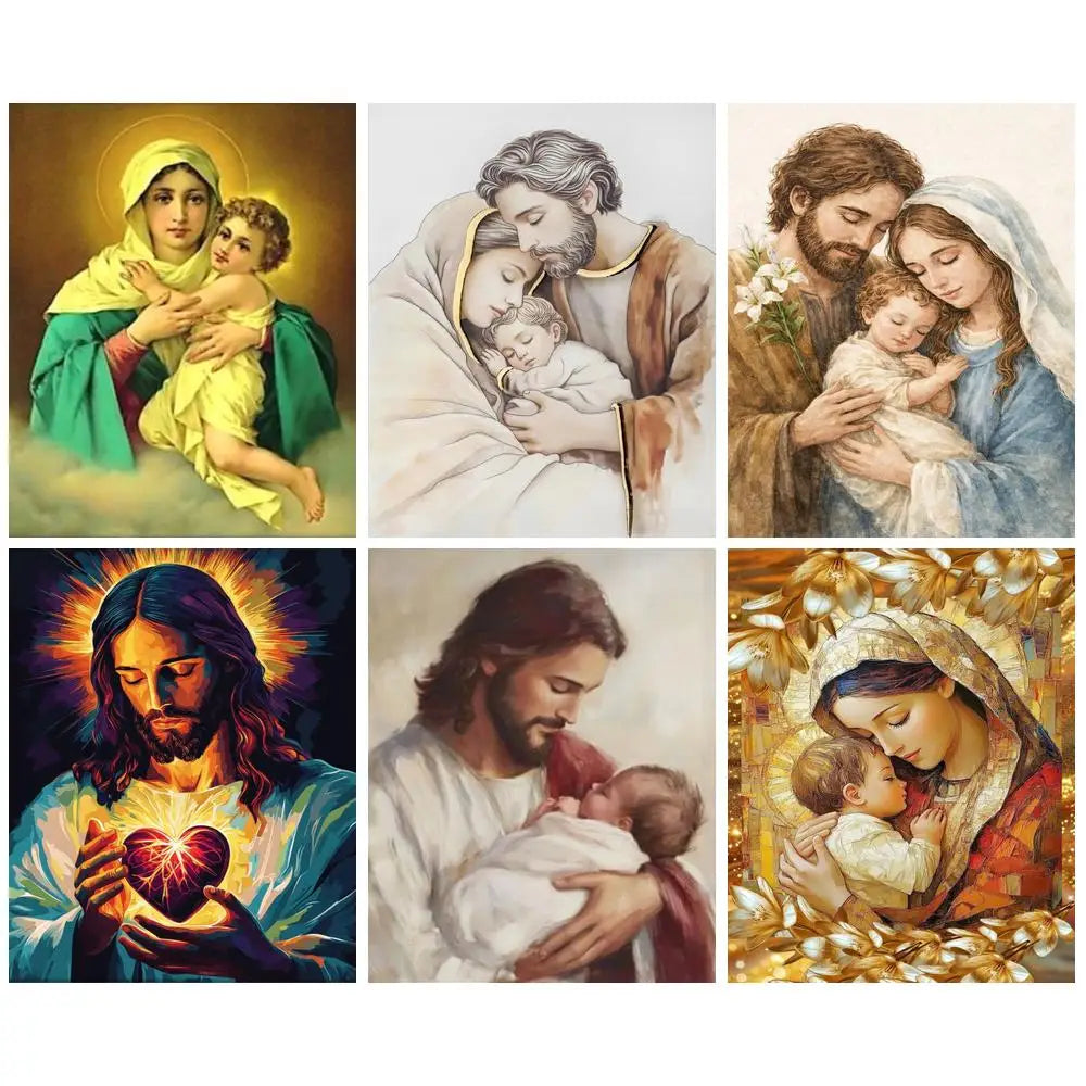 Heart of Christ Paint by Numbers Kit