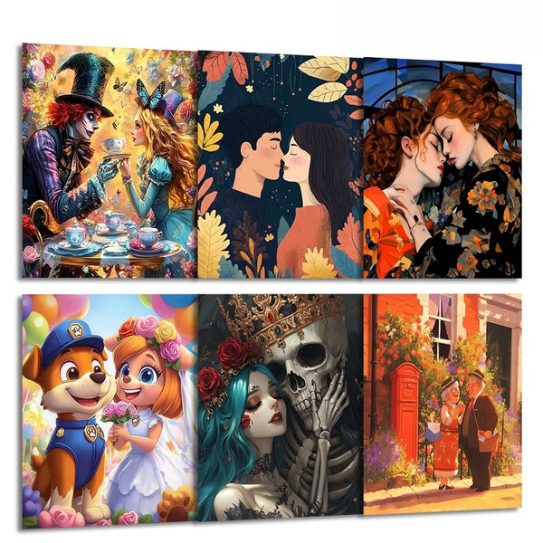 Wonderland Tea Party Paint by Numbers Kit