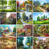 Garden Cottage Paint by Numbers Kit